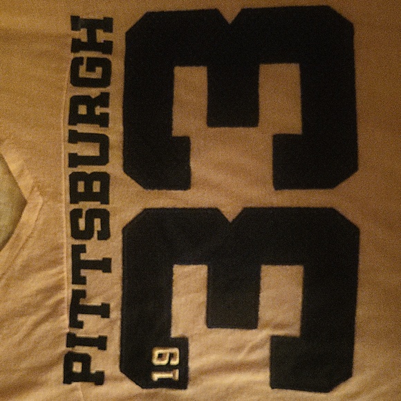 Victoria's Secret PINK Pittsburgh Steelers V Neck T-shirt XS - Picture 4 of 7